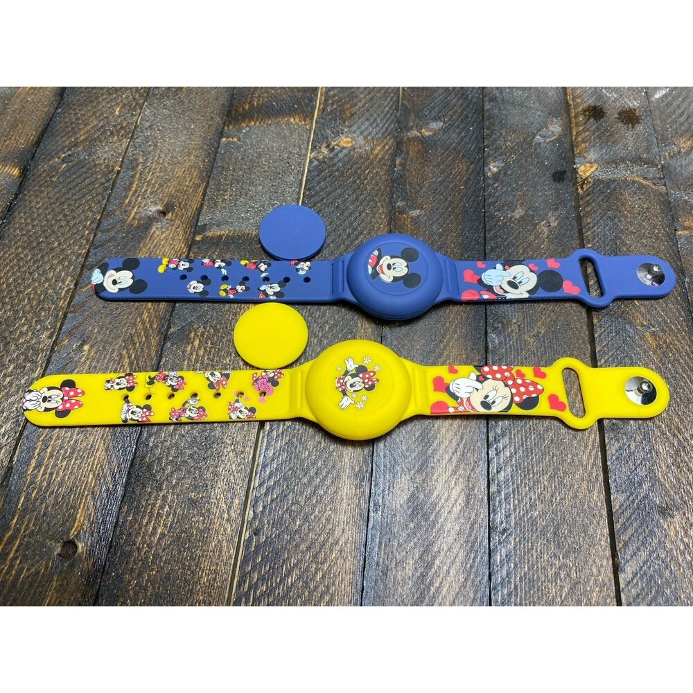 Waterproof Air Tag Bracelet For Kids 2 Pk Cute Cartoon Air Tag Holder